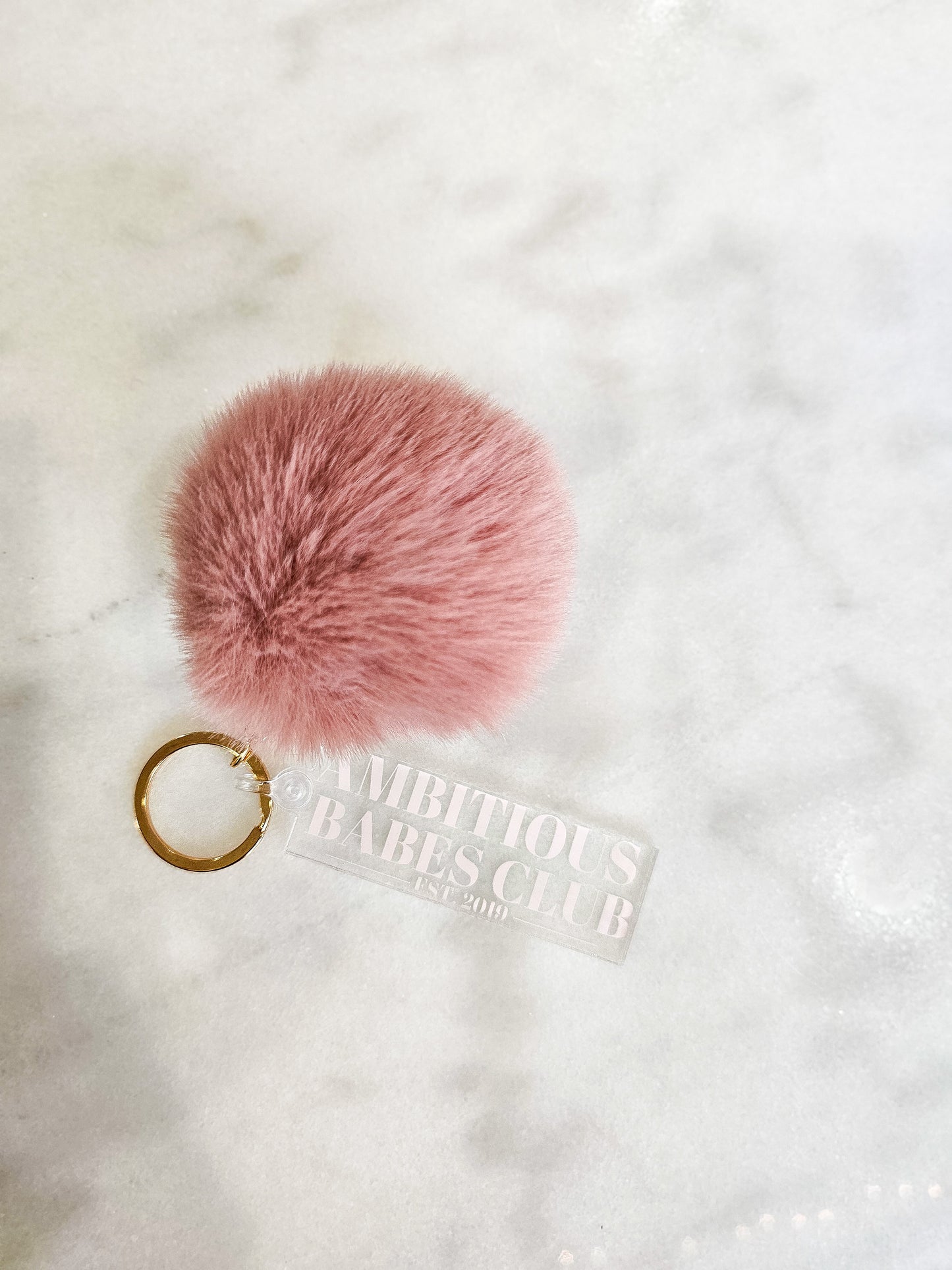 Keychain & pompom