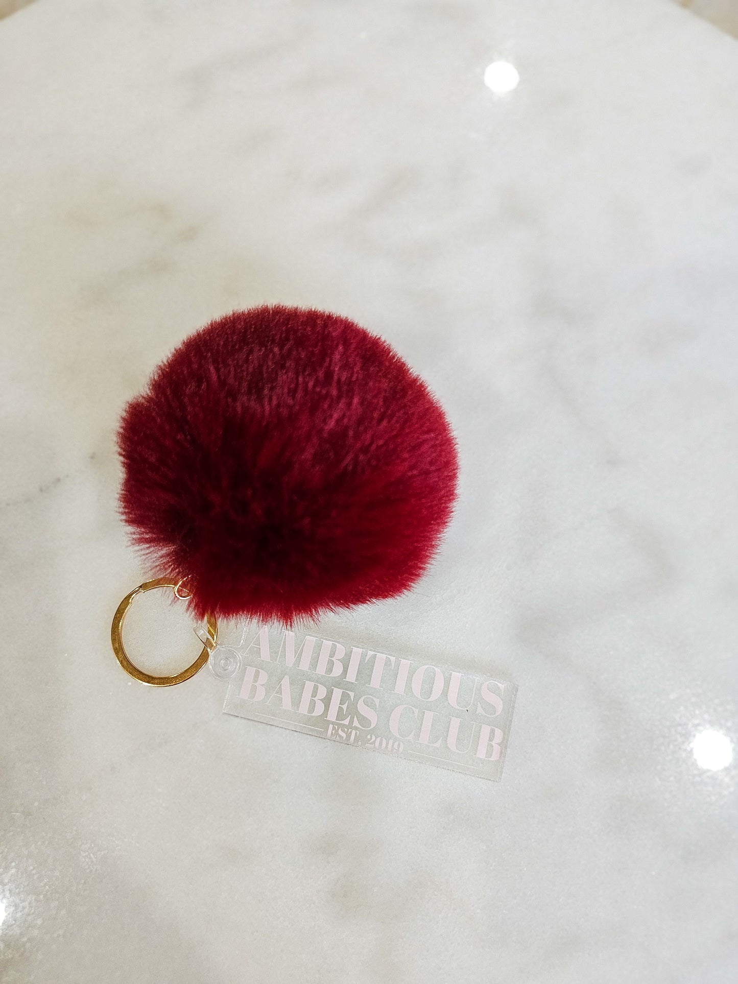 Keychain & pompom