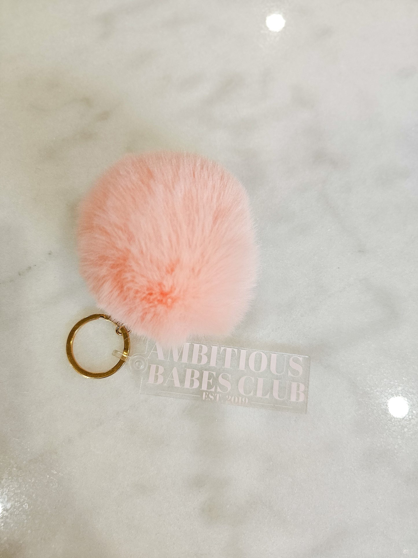 Keychain & pompom