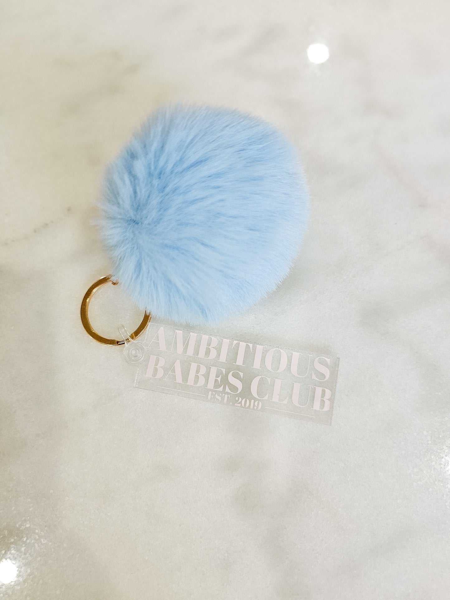 Keychain & pompom