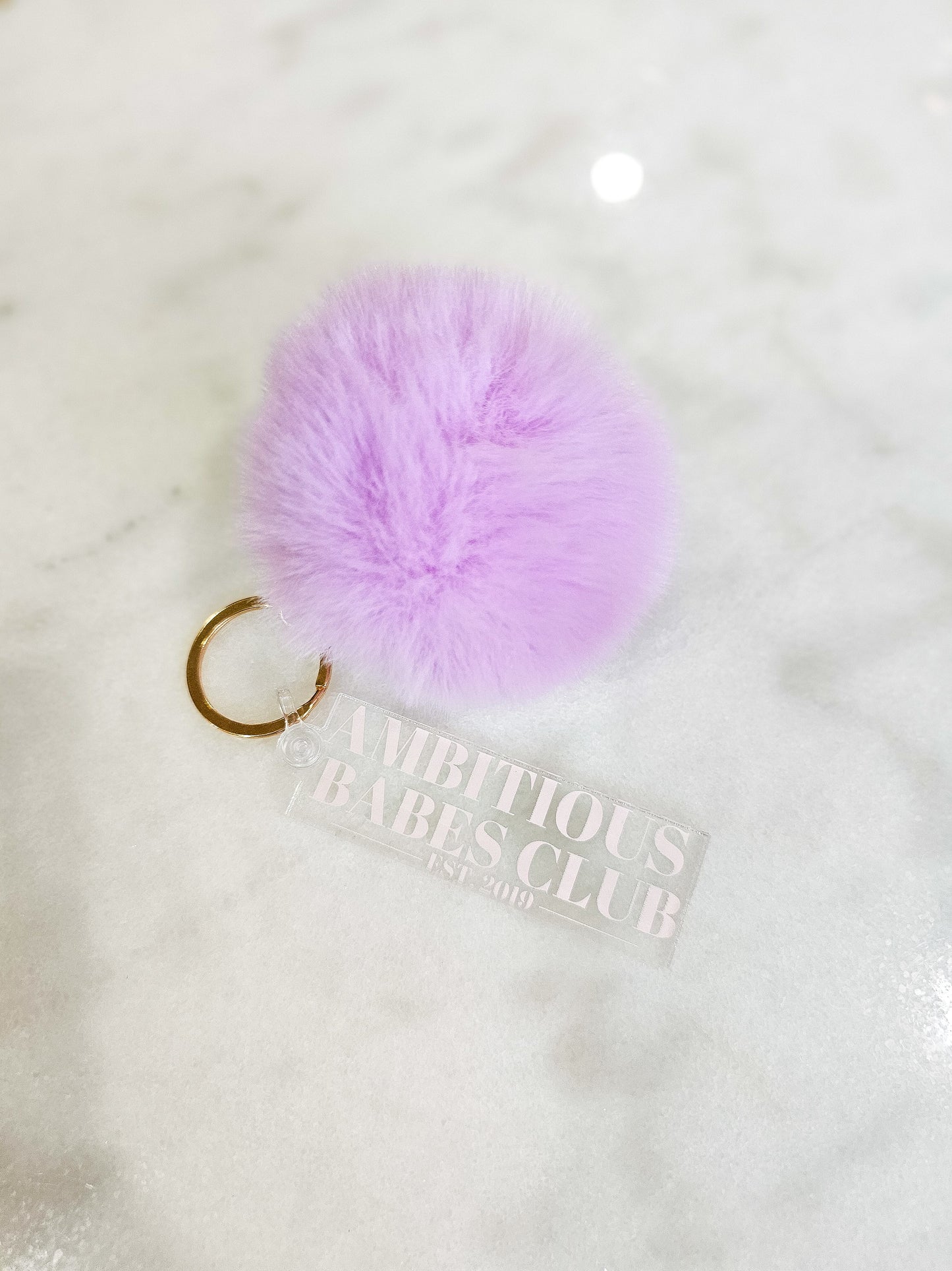 Keychain & pompom