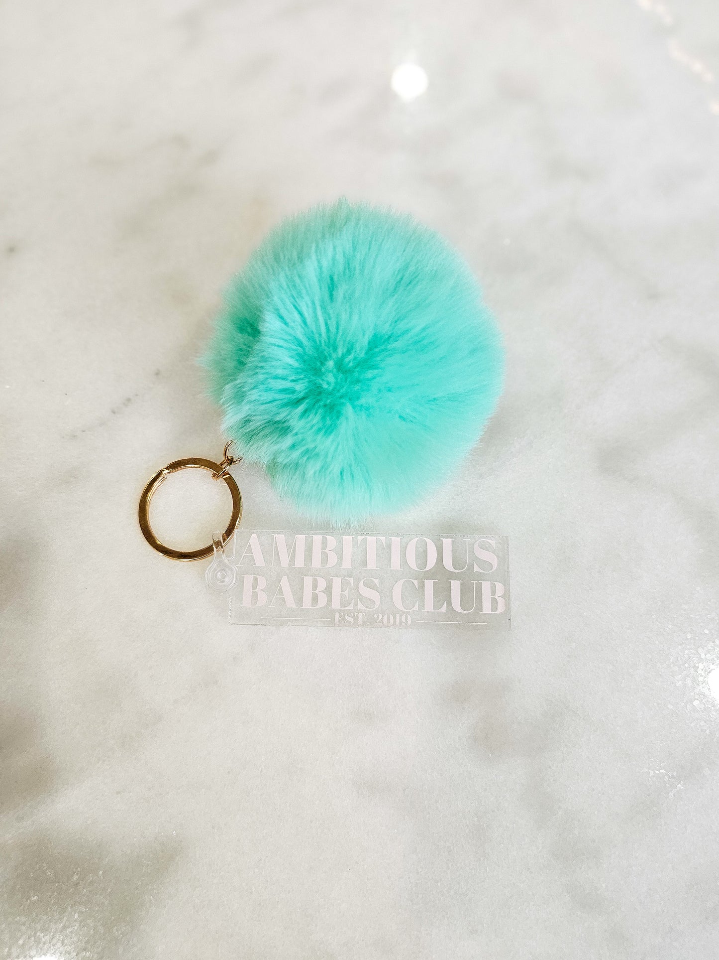 Keychain & pompom