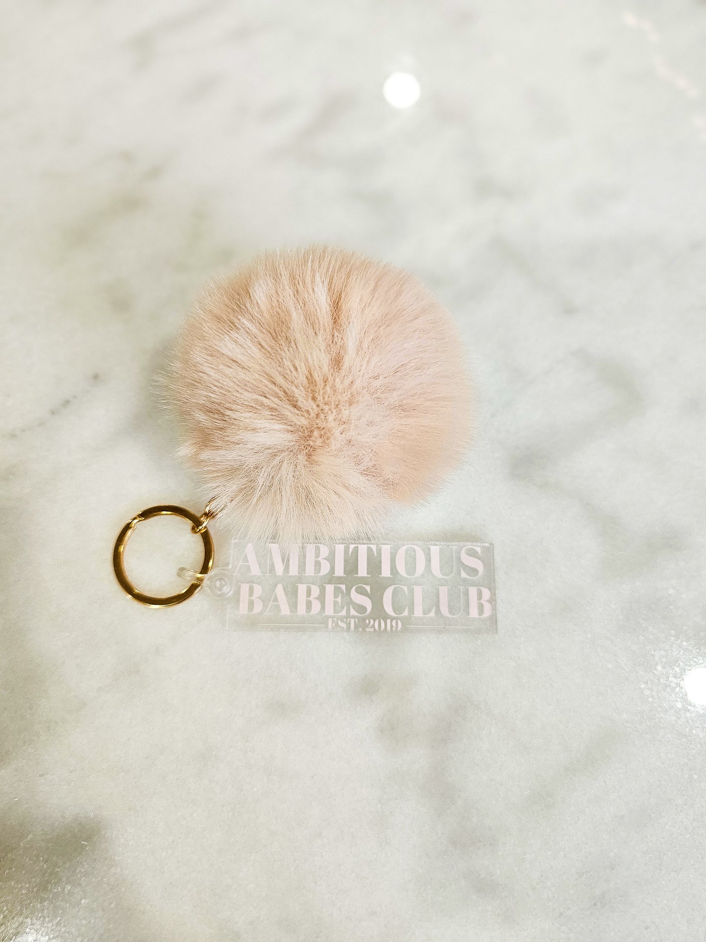 Keychain & pompom