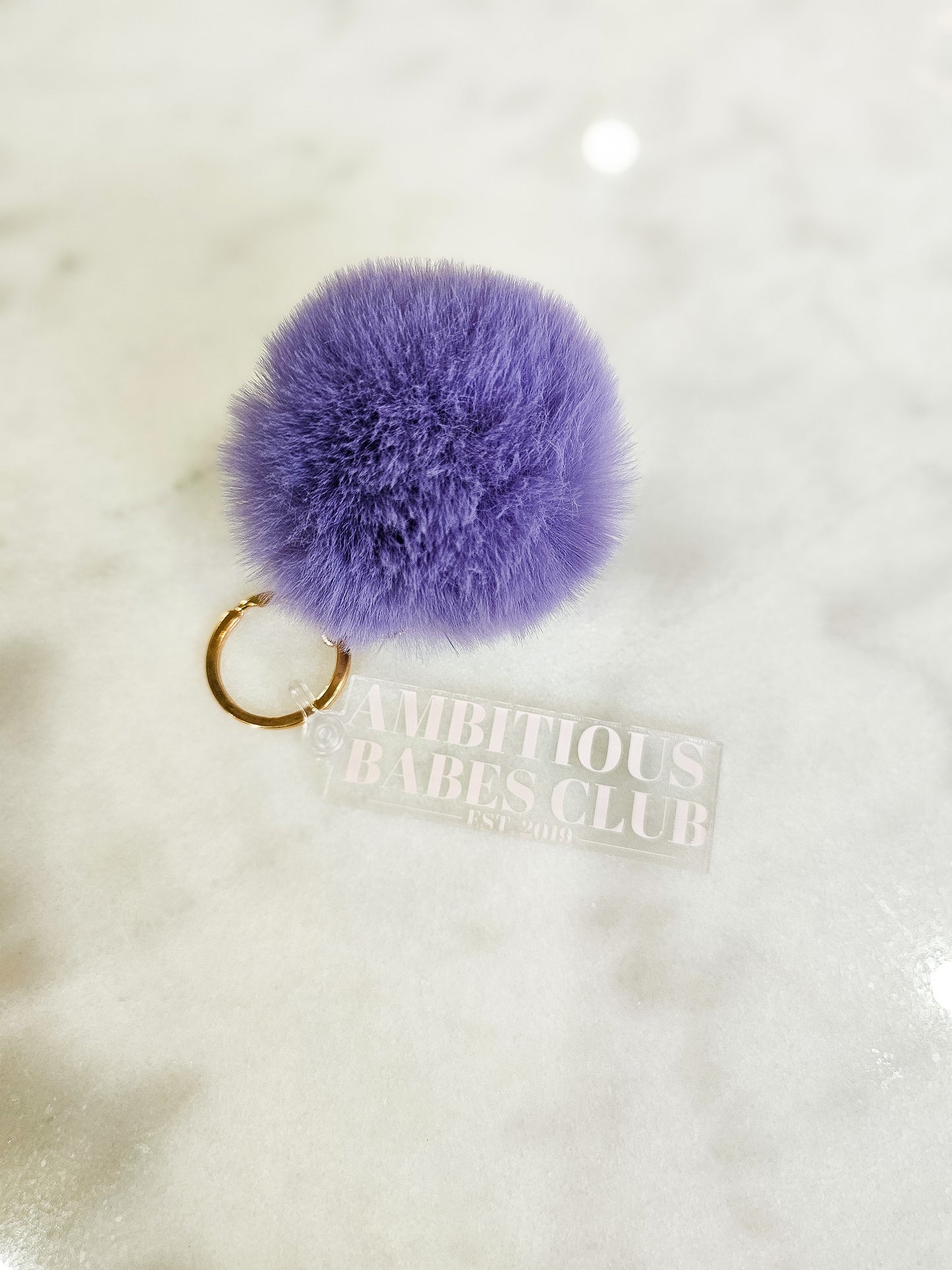 Keychain & pompom