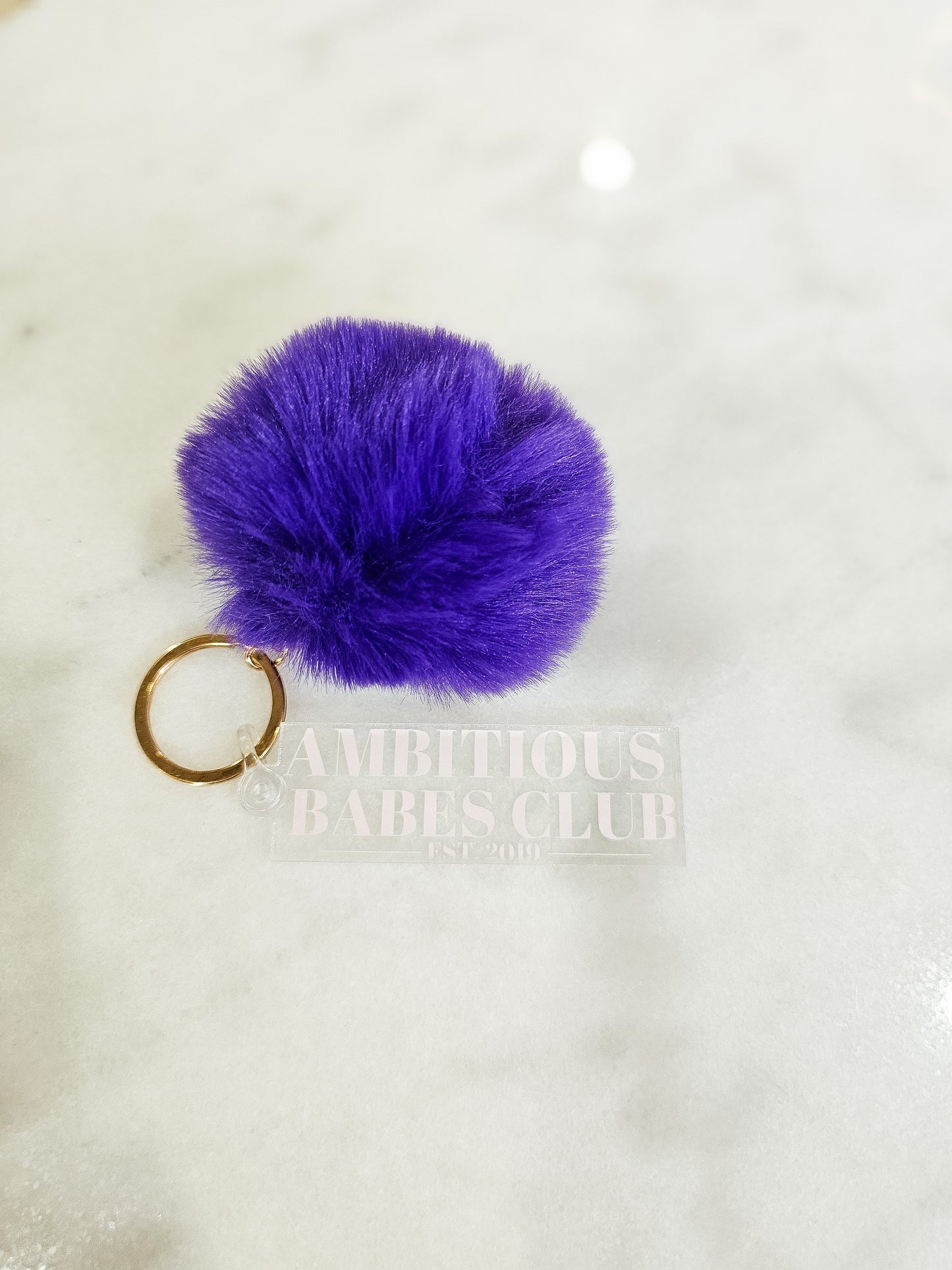 Keychain & pompom