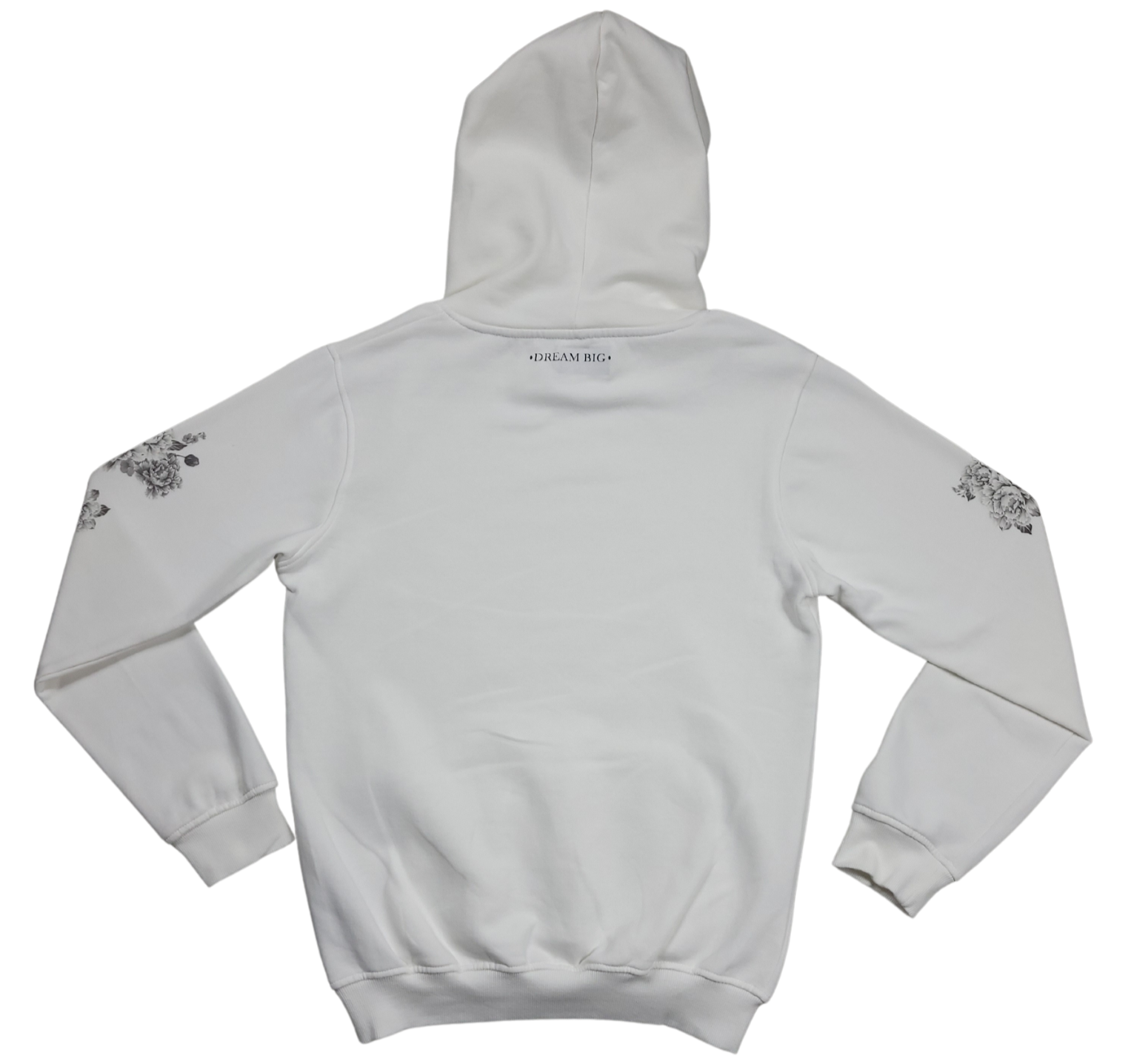 White Ambitious Bloom Hoodie